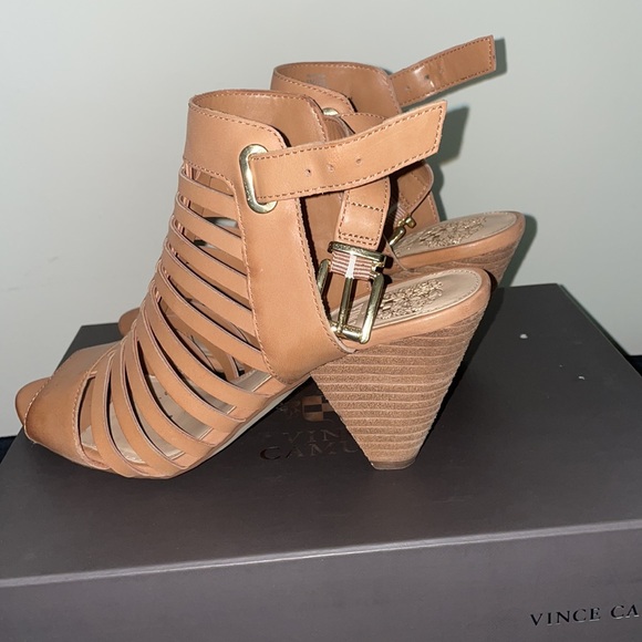 Tan Vince Camuto Heels - Picture 4 of 4